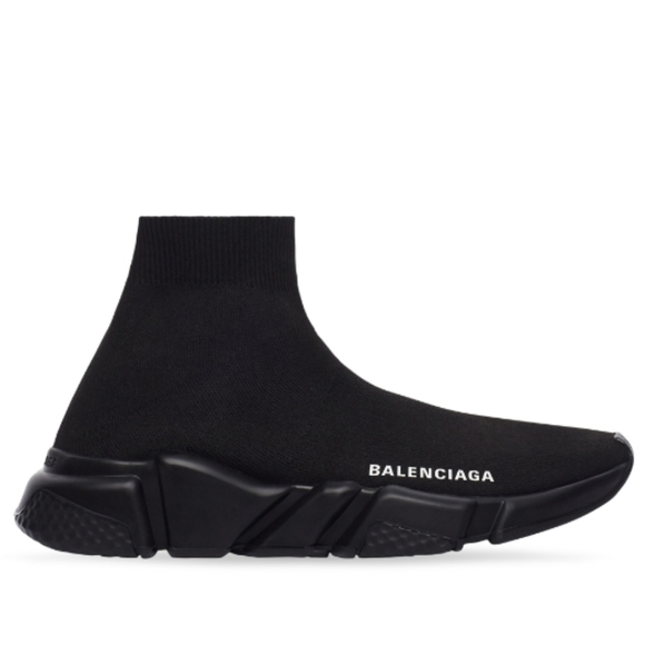 Balenciaga Shoes - Balenciaga Speed Recycled Sock Sneaker in black recycled knit 40